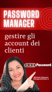 password manager per la gestione account dei clienti